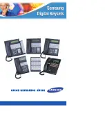 Samsung Digital keyset Quick Reference Manual preview