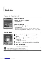 Preview for 14 page of Samsung Digital Player User Manual