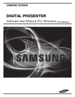 Preview for 1 page of Samsung Digital Presenter Software User Manual