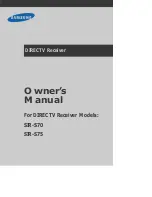 Предварительный просмотр 2 страницы Samsung DirecTV SIR-S70 Owner'S Manual