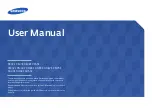 Samsung DM67E User Manual preview