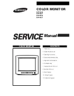 Samsung DP14LT Service Manual preview