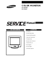 Preview for 1 page of Samsung DP15HS Service Manual