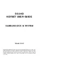 Samsung DS 24D User Manual preview