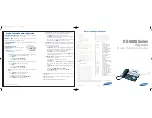 Samsung DS 5000 Series Quick Reference Manual preview