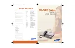 Samsung DS 5000 Series User Manual preview