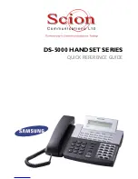 Предварительный просмотр 1 страницы Samsung DS-5007 Quick Reference Manual