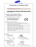 Предварительный просмотр 3 страницы Samsung DS 5007S KEYSET User Manual