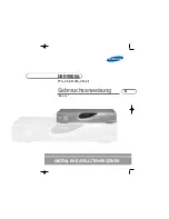 Предварительный просмотр 3 страницы Samsung DSB-9500AV Instructions For Use Manual