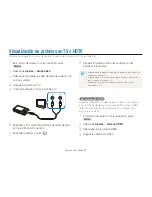 Предварительный просмотр 76 страницы Samsung DualView TL210 Manual Del Usuario