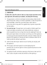 Предварительный просмотр 5 страницы Samsung DV CGC2 Series User Manual