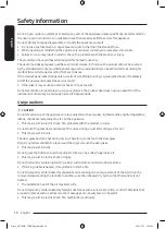 Предварительный просмотр 10 страницы Samsung DV CGC2 Series User Manual