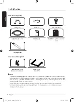 Предварительный просмотр 14 страницы Samsung DV CGC2 Series User Manual