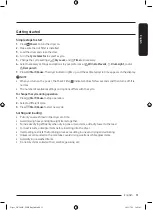 Предварительный просмотр 31 страницы Samsung DV CGC2 Series User Manual