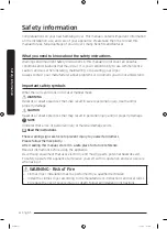 Предварительный просмотр 4 страницы Samsung DV M52 Series User Manual