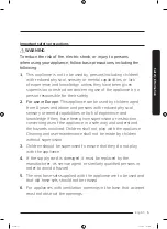 Предварительный просмотр 5 страницы Samsung DV M52 Series User Manual