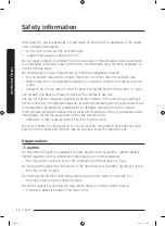 Предварительный просмотр 10 страницы Samsung DV M52 Series User Manual