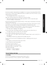 Предварительный просмотр 11 страницы Samsung DV M52 Series User Manual