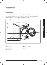 Предварительный просмотр 13 страницы Samsung DV M52 Series User Manual