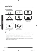 Предварительный просмотр 14 страницы Samsung DV M52 Series User Manual