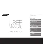 Предварительный просмотр 1 страницы Samsung DV100 User Manual