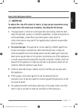 Предварительный просмотр 5 страницы Samsung DV10B9750 Series User Manual