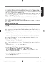 Предварительный просмотр 9 страницы Samsung DV10B9750 Series User Manual