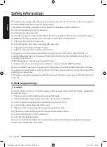 Предварительный просмотр 10 страницы Samsung DV10B9750 Series User Manual