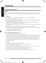 Предварительный просмотр 16 страницы Samsung DV10B9750 Series User Manual