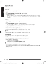 Предварительный просмотр 34 страницы Samsung DV10B9750 Series User Manual