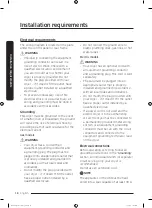 Предварительный просмотр 18 страницы Samsung DV10K6500EU User Manual