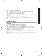 Предварительный просмотр 11 страницы Samsung DV10K6500EV User Manual