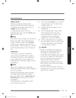 Предварительный просмотр 39 страницы Samsung DV10K6500EV User Manual