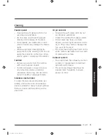 Предварительный просмотр 41 страницы Samsung DV10K6500EV User Manual