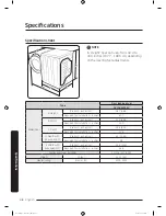 Предварительный просмотр 48 страницы Samsung DV10K6500EV User Manual