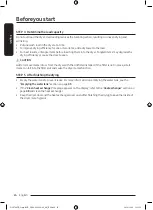 Preview for 26 page of Samsung DV10T9720 Series Manual