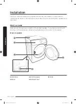 Предварительный просмотр 20 страницы Samsung DV15K6500GV User Manual