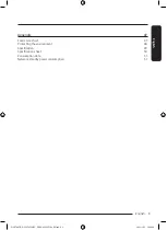 Preview for 3 page of Samsung DV16T8520 Series User Manual