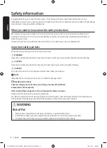 Preview for 4 page of Samsung DV16T8520 Series User Manual