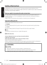 Предварительный просмотр 4 страницы Samsung DV16T8740 Series User Manual