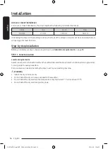 Предварительный просмотр 16 страницы Samsung DV16T8740 Series User Manual