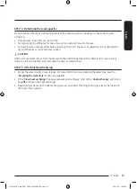 Предварительный просмотр 25 страницы Samsung DV16T8740 Series User Manual