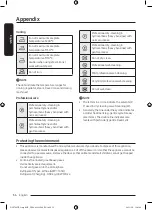 Предварительный просмотр 56 страницы Samsung DV16T8740 Series User Manual