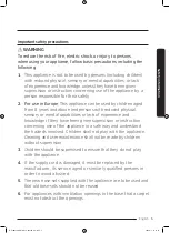 Preview for 5 page of Samsung DV1xR85 Series User Manual