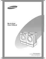 Samsung DV206LEW Owner'S Manual preview