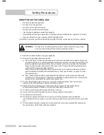 Preview for 4 page of Samsung DV206LEW Owner'S Manual