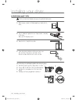 Предварительный просмотр 18 страницы Samsung DV209 SERIES User Manual