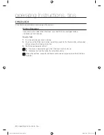 Preview for 22 page of Samsung DV209AE series User Manual