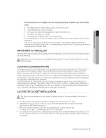 Preview for 9 page of Samsung DV209AEW/XAA User Manual