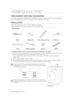 Preview for 14 page of Samsung DV209AEW/XAA User Manual